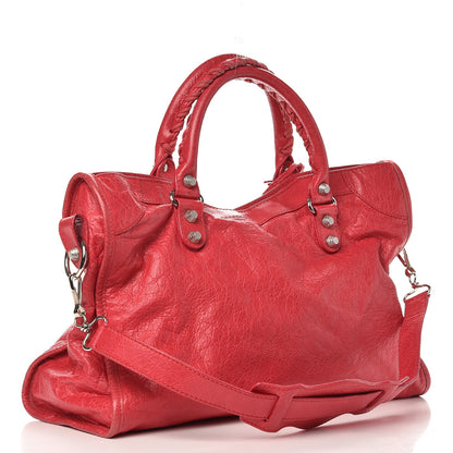 Balenciaga Agneau Giant 12 Silver Hardware City Rose Thulian 3 of 15