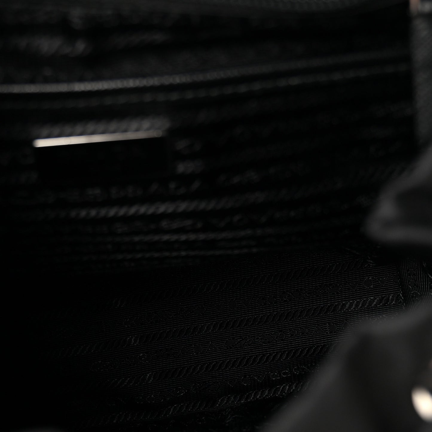 Re-Nylon Vela Saffiano Small Backpack Black