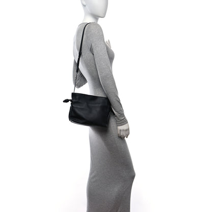 Loewe Calfskin Mini Flamenco Knot Clutch Black 3 of 12