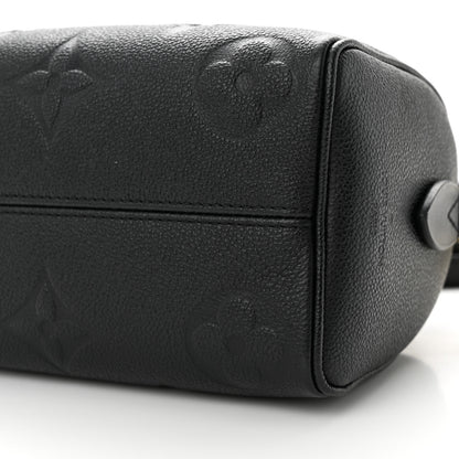 Louis Vuitton LOUIS VUITTON Empreinte Monogram Giant Speedy Bandouliere 20 Black 9 of 10