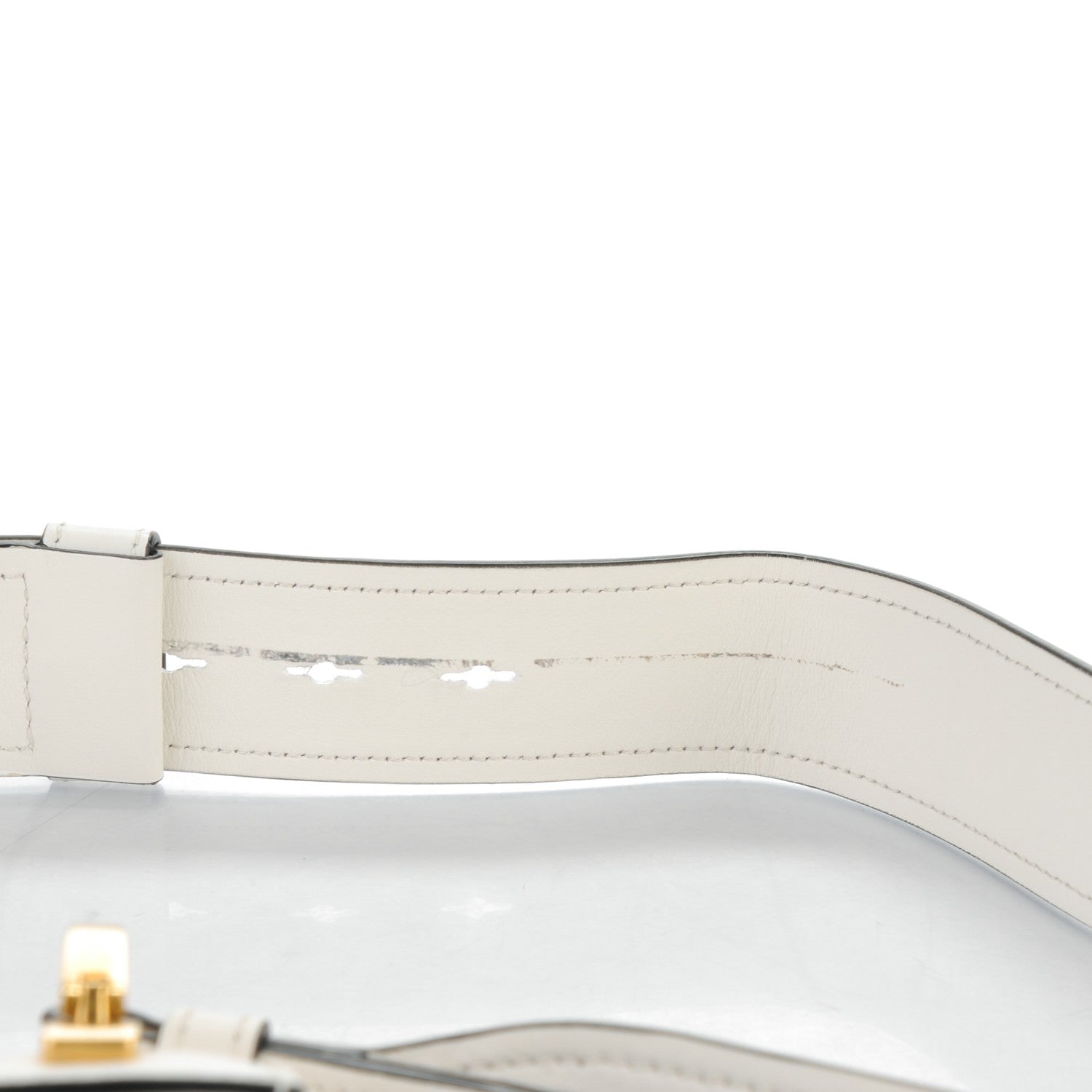 Prada City Calf Pionniere Saddle Bag Black White 8 of 8