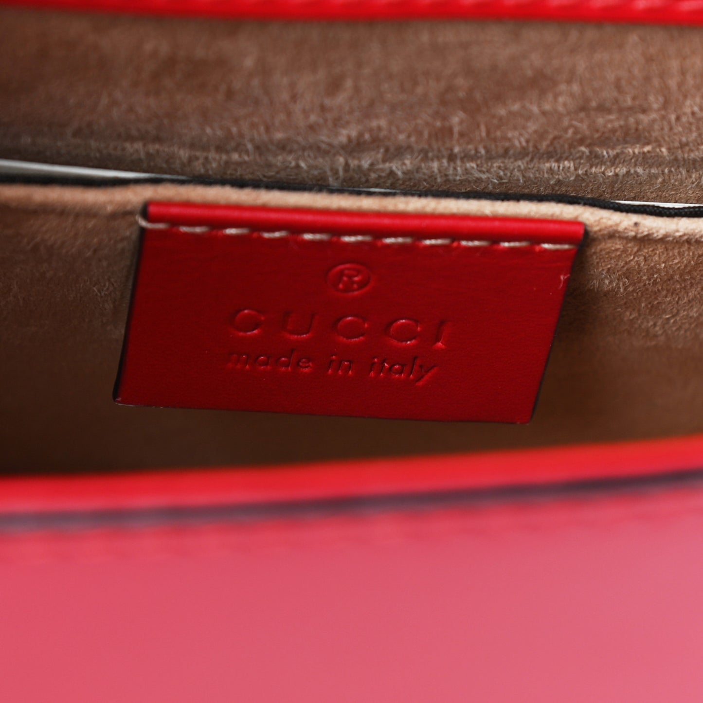 Calfskin Mini Sylvie Chain Shoulder Bag Hibiscus Red