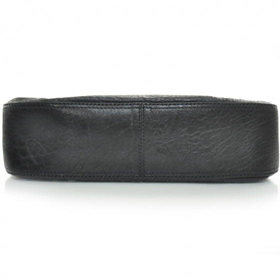 Fendi Nappa Python Floral B Bag Black 5 of 11