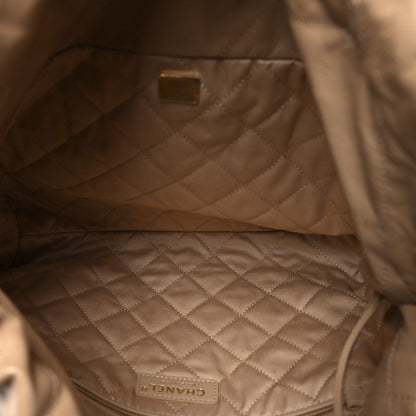Chanel Shiny Calfskin Quilted Small Chanel 22 Beige 6 of 11