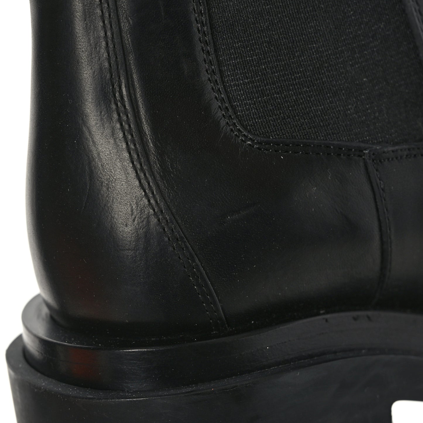 Calfskin The Lug Chelsea 30/70mm Tall Boots 38.5 Black