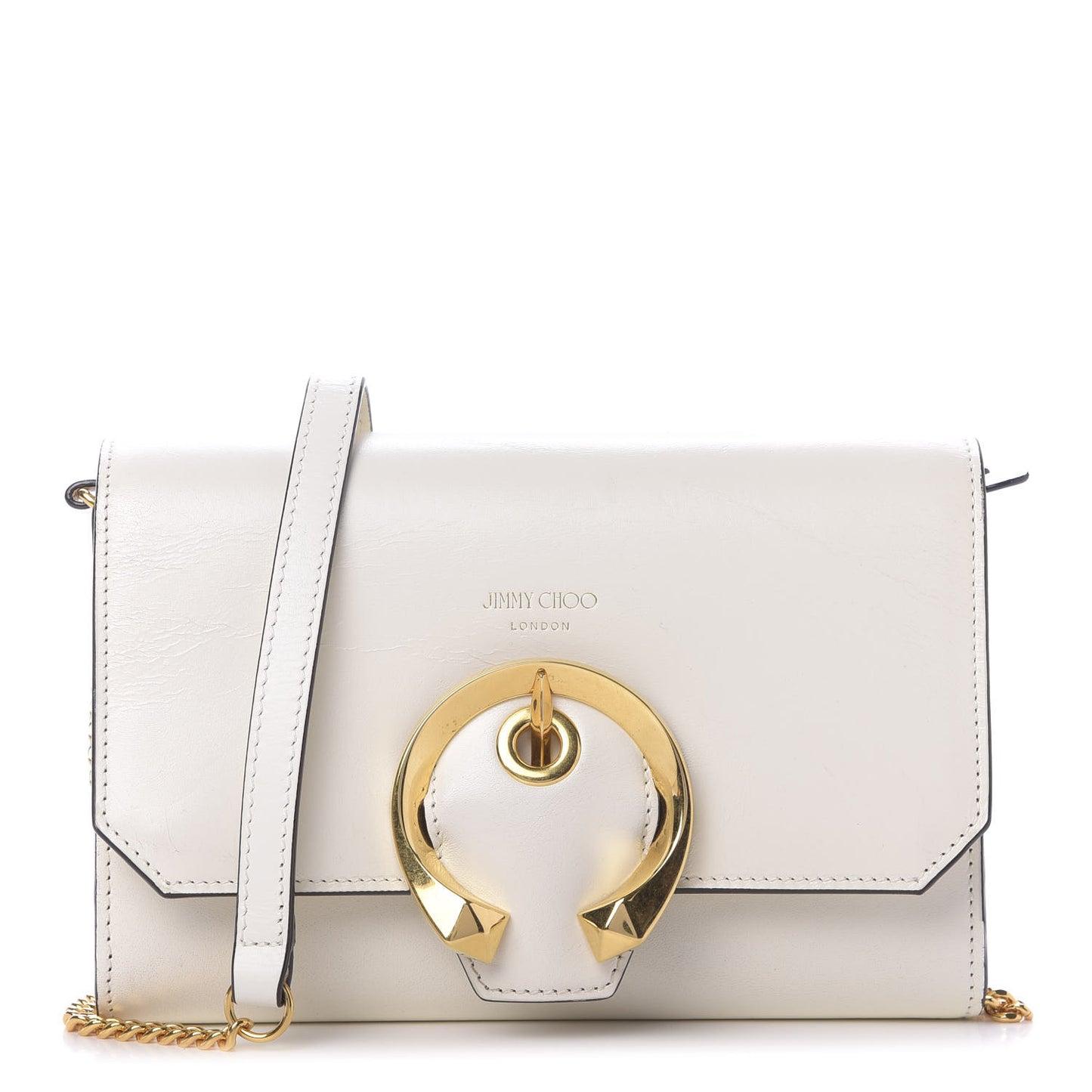 Calfskin Mini Madeline Wallet On Chain Latte