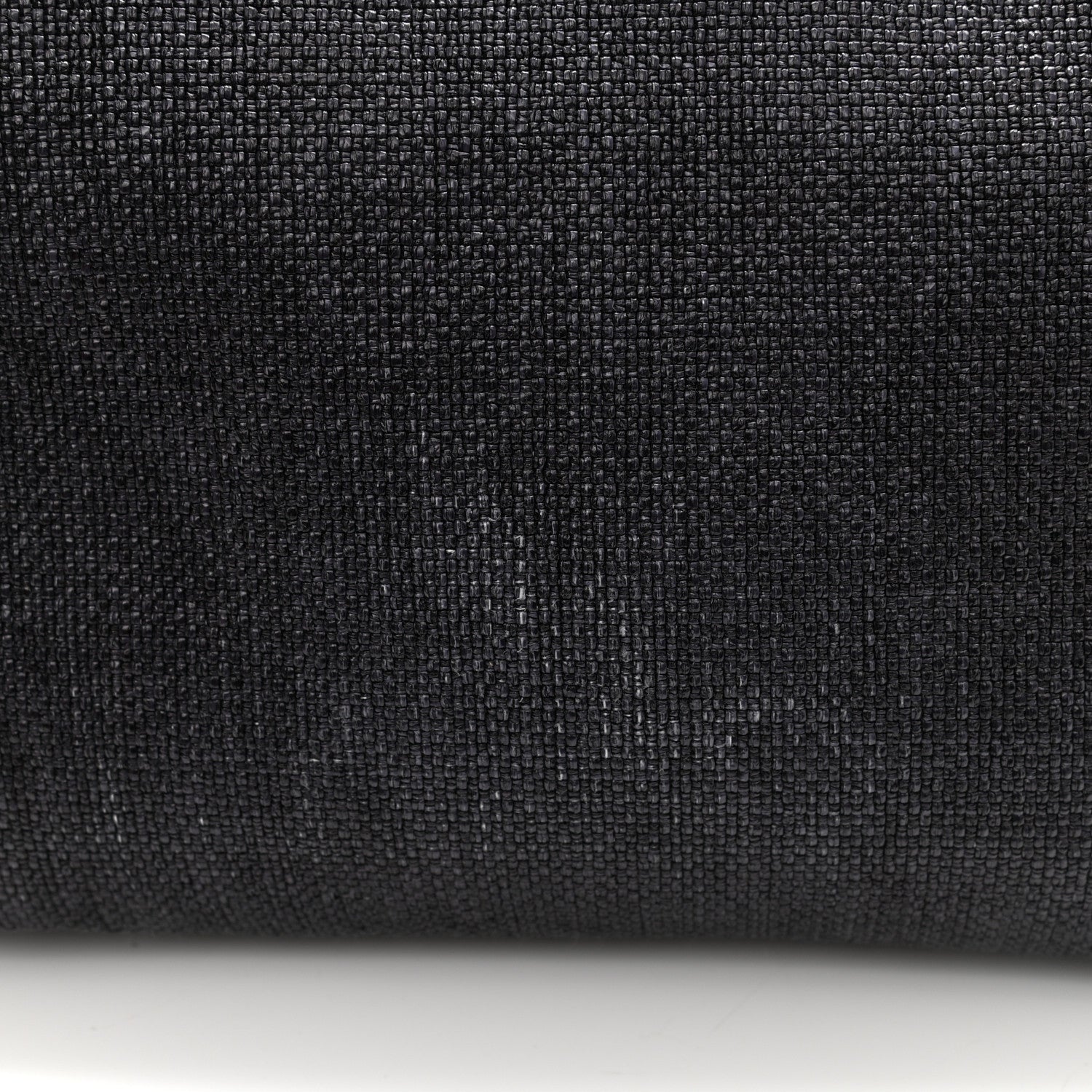 Chanel Woven Straw Raffia Small Deauville Tote Black 9 of 9