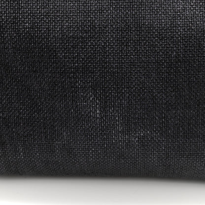Chanel Woven Straw Raffia Small Deauville Tote Black 9 of 9