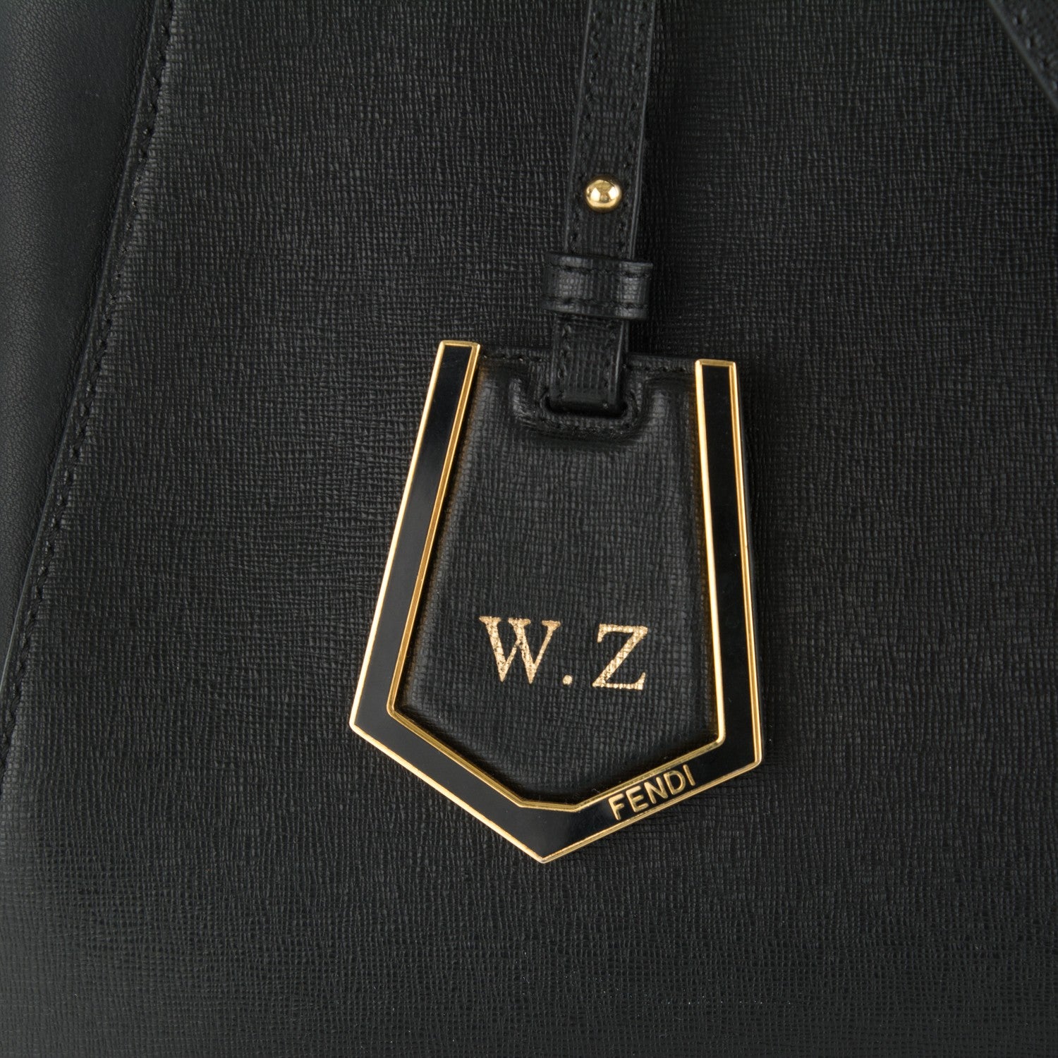 Fendi Vitello Elite Regular 2Jours Tote Black 8 of 9