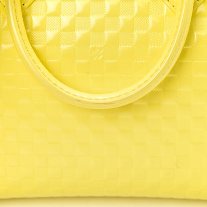 Louis Vuitton Damier Facette Speedy Cube PM Yellow 14 of 17