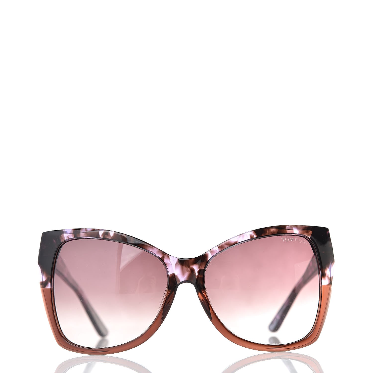 Tom Ford Carli Oversize Square Cateye Sunglasses TF295 Purple 2 of 8