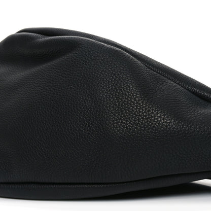 The Row Grained Calfskin Large Slouchy Banana Bag Black 10 of 10