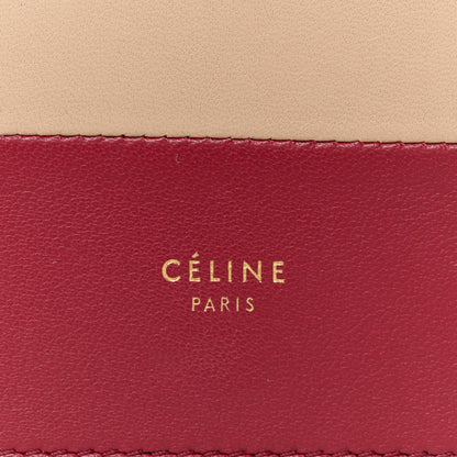 Celine Smooth Lambskin Frame Evening Chain Clutch Ruby Nude 7 of 10