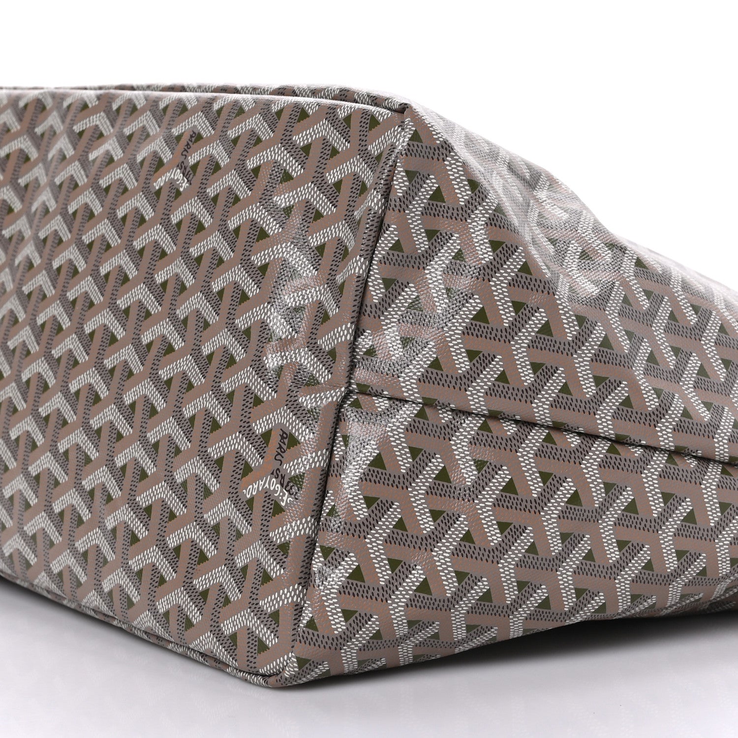 Goyard Goyardine Saint Louis Claire Voie GM Khaki 10 of 10