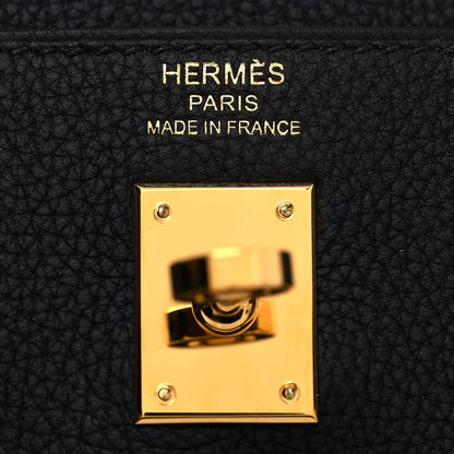 Hermes Togo Kelly Retourne 25 Black 24 of 35