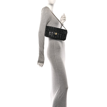 Chanel Lambskin East West Chocolate Bar Flap Black 2 of 11