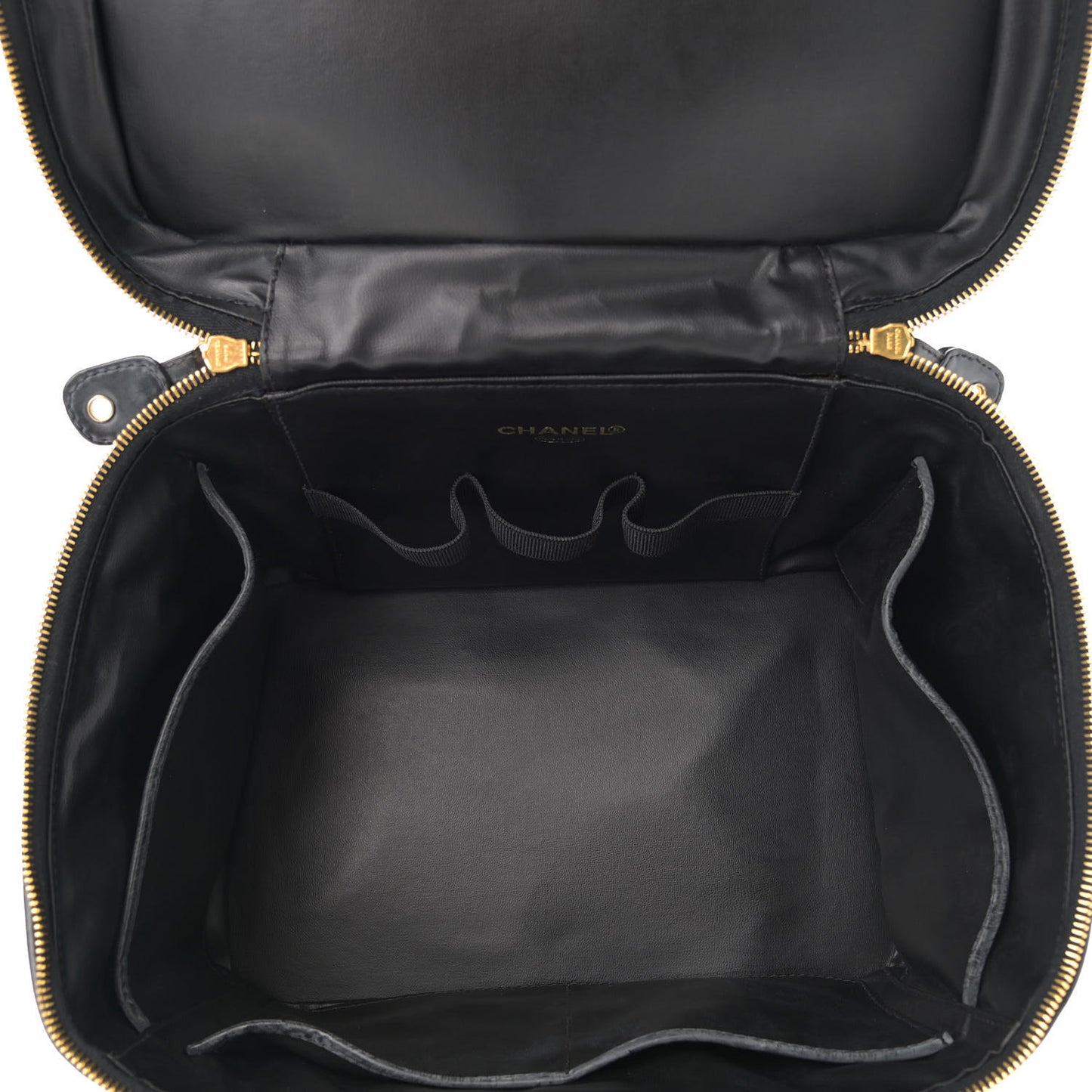 Lambskin Quilted Vanity Black