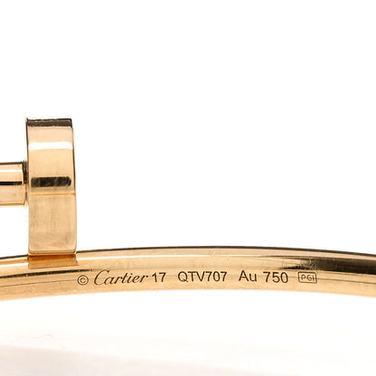 Cartier 18K Yellow Gold Small Juste Un Clou Bracelet 17 3 of 4