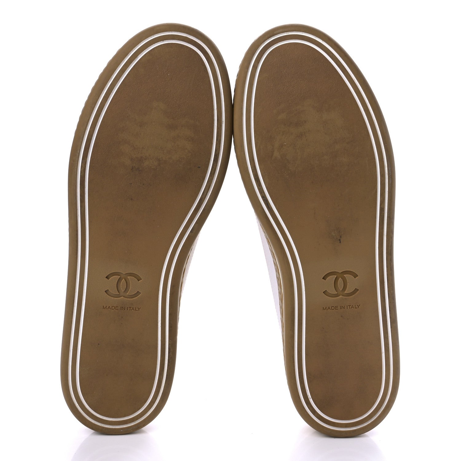 Chanel Cork Jetty Sneaker 41 Brown White 7 of 10