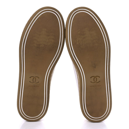 Chanel Cork Jetty Sneaker 41 Brown White 7 of 10