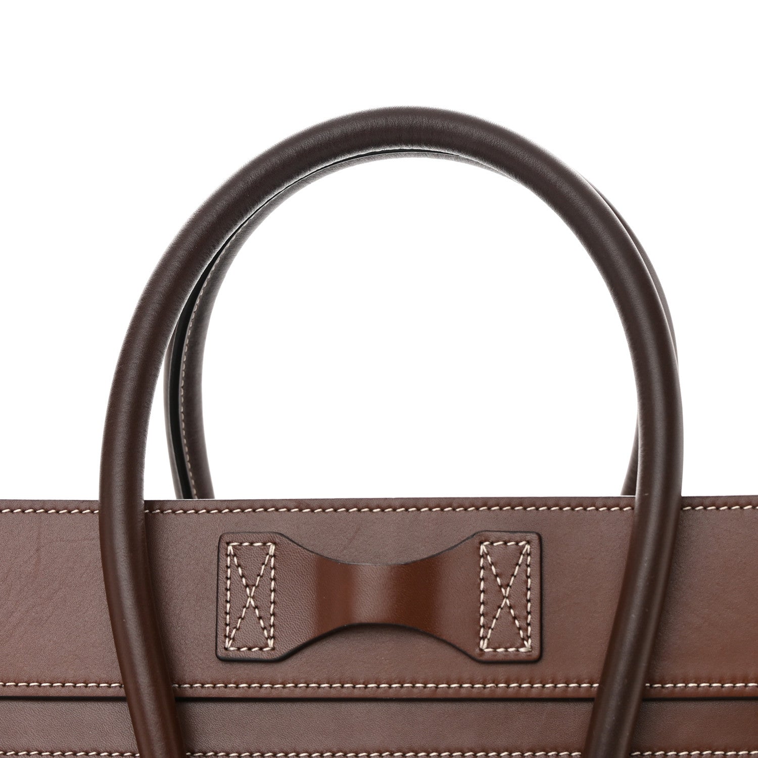Celine Satinated Natural Calfskin Micro Luggage Dark Brown 11 of 13