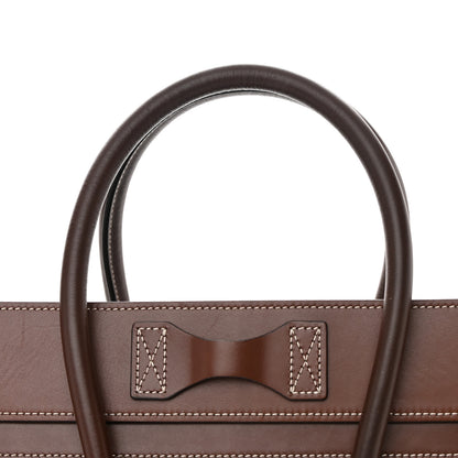 Celine Satinated Natural Calfskin Micro Luggage Dark Brown 11 of 13