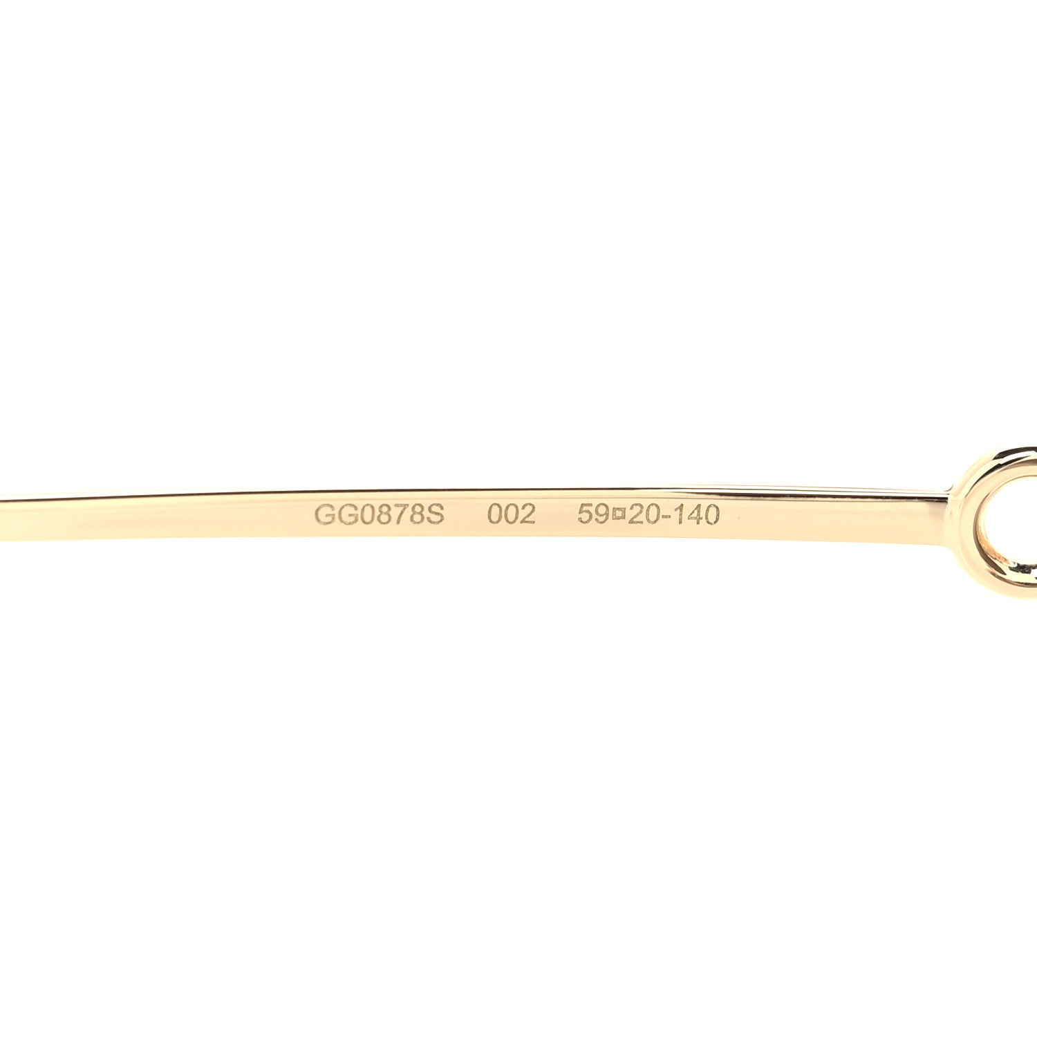 Gucci Round Horsebit Sunglasses GG0878S Gold 7 of 8