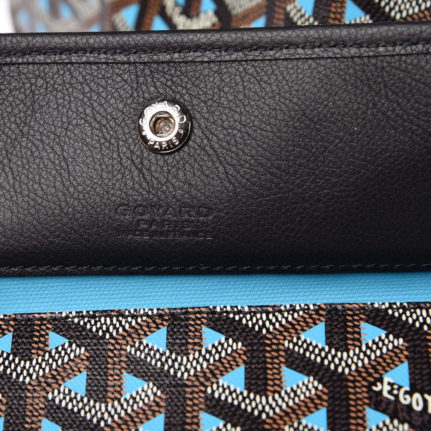 Goyardine Saint Louis Claire Voie GM Black Blue