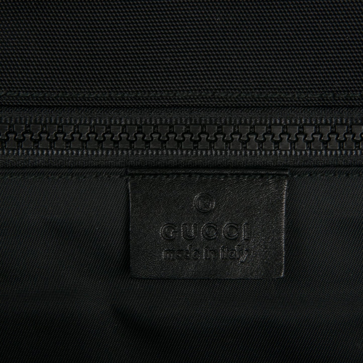Nylon Web Snow Glam Double Buckle Flap Messenger Bag Black