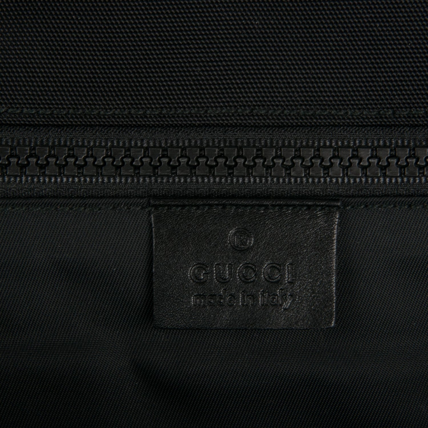 Gucci Nylon Web Snow Glam Double Buckle Flap Messenger Bag Black 6 of 7