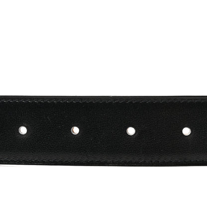 Hermes Box Togo 32mm H Belt 80 32 Black Gold 3 of 7