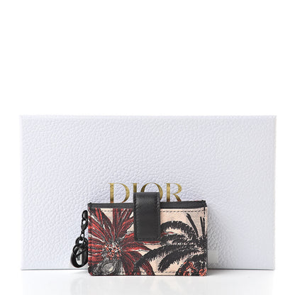 Christian Dior Calfskin Lady Dior Toile de Jouy Gusseted Card Holder Rouge Multicolor 8 of 8