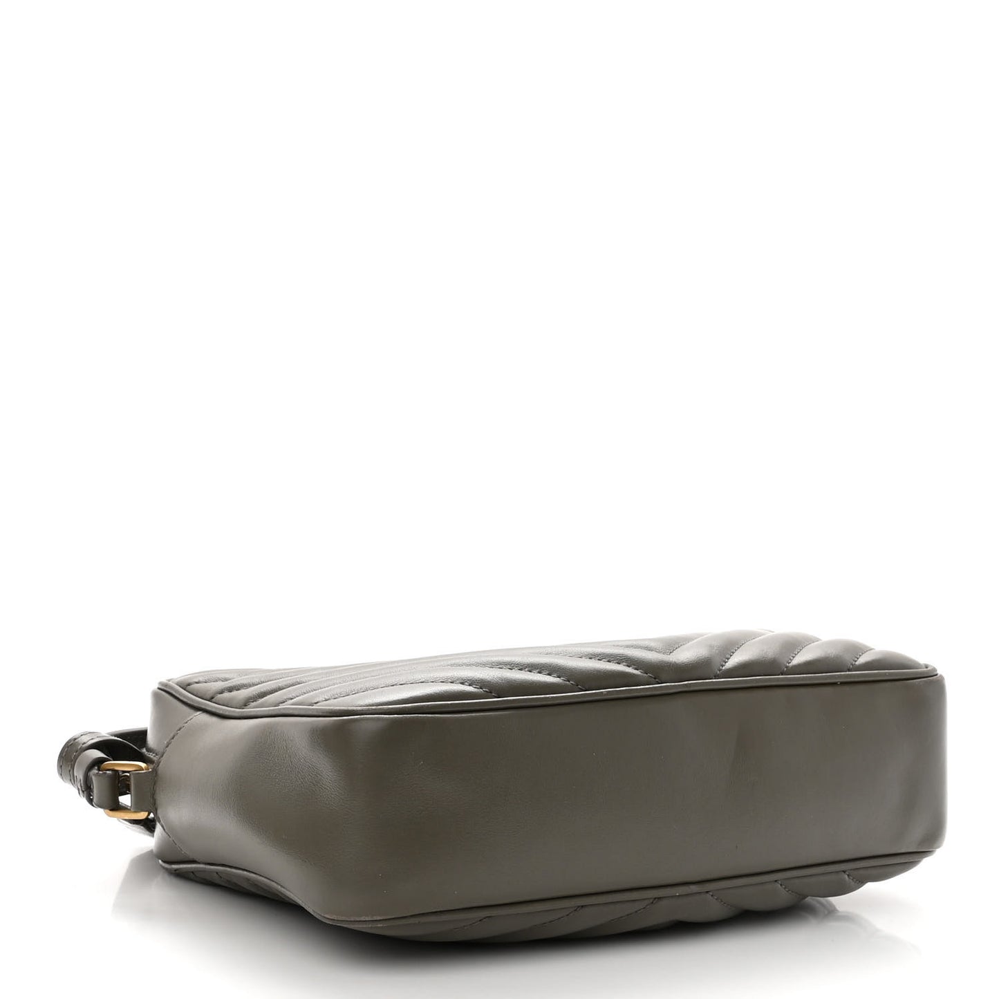 Calfskin Matelasse Monogram Lou Camera Bag Military Olive