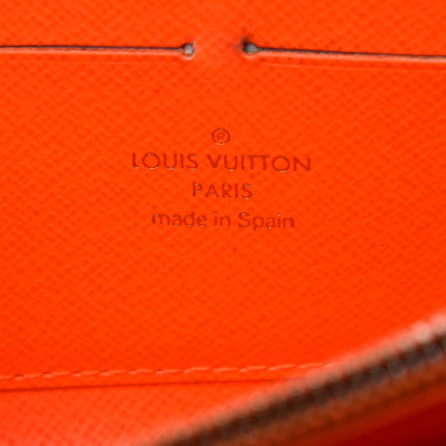 Monogram Graffiti Zippy Wallet Orange