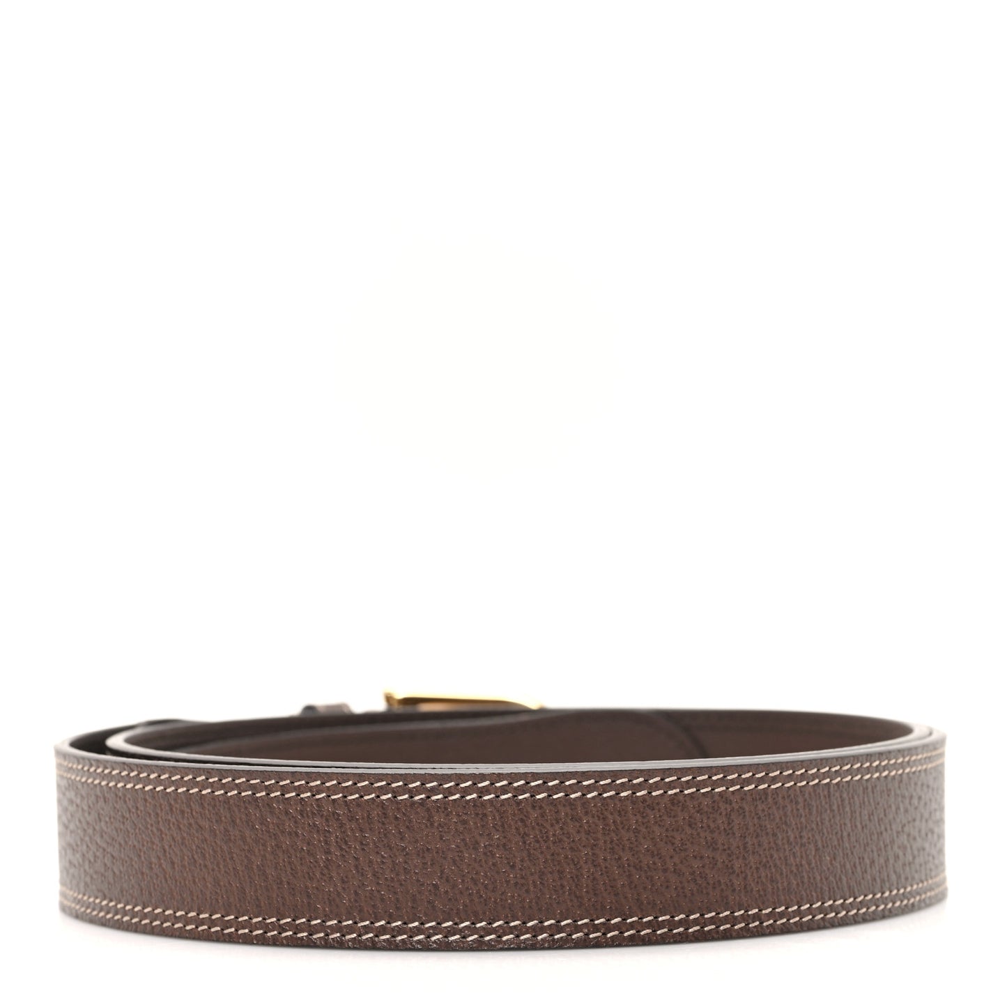 Textured Dollar Calfskin Belt 110 44 New Acero