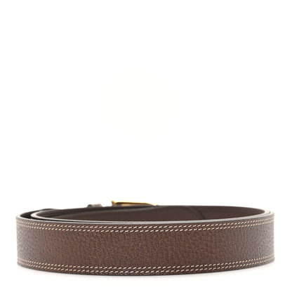 Gucci Textured Dollar Calfskin Belt 110 44 New Acero 2 of 4