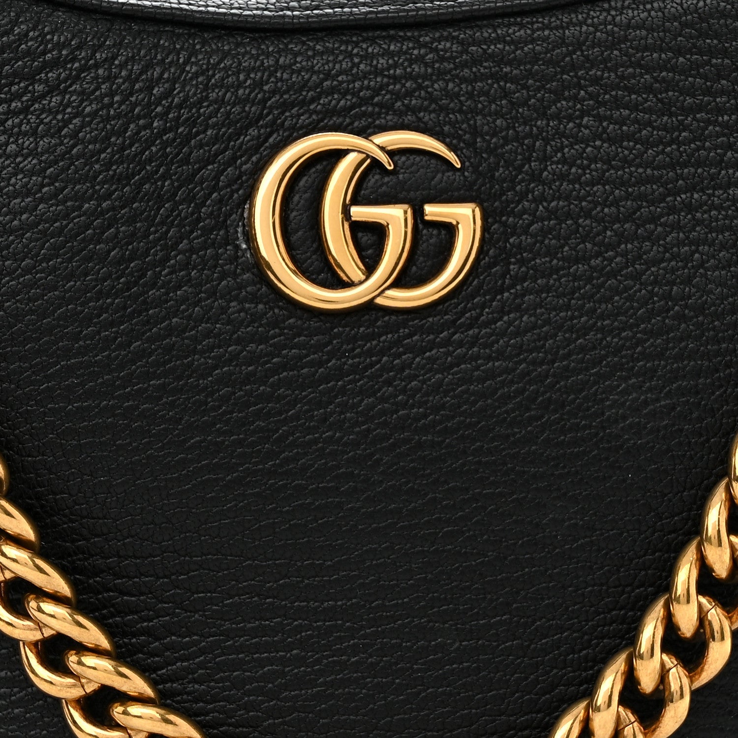 Gucci Goatskin Small Aphrodite Shoulder Bag Black 8 of 10