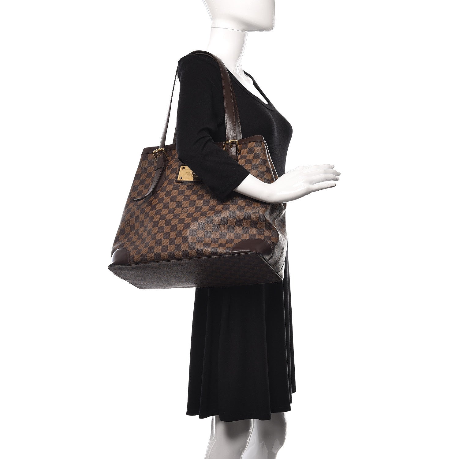 Louis Vuitton Damier Ebene Hampstead GM 2 of 13