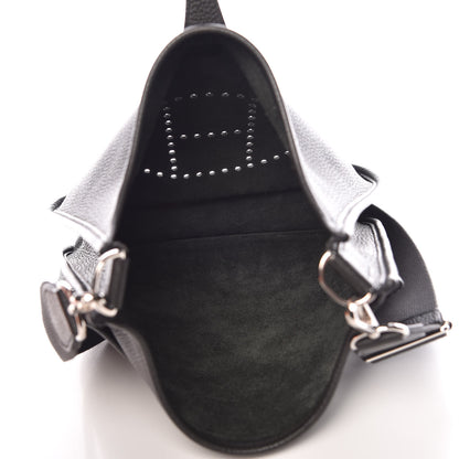 Hermes Taurillon Clemence Evelyne III PM Plomb 5 of 10