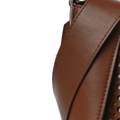 Stella McCartney Eco Alter Nappa Perforated Logo Crossbody Brown 11 of 11
