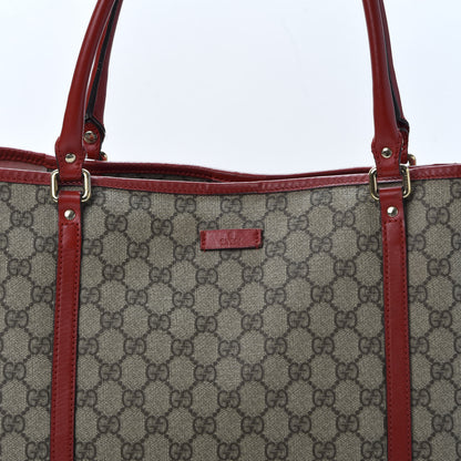 Gucci GG Plus Monogram Medium Joy Tote Red 10 of 10