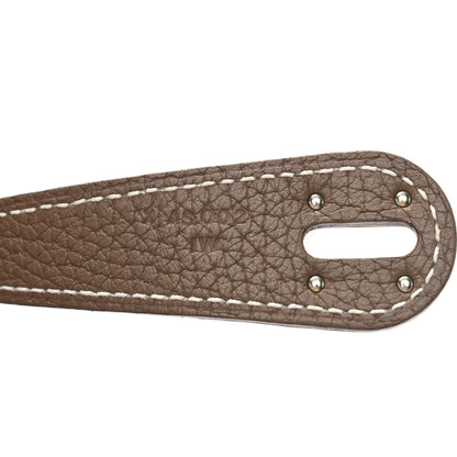 Hermes Taurillon Clemence Lindy 30 Etoupe 7 of 9