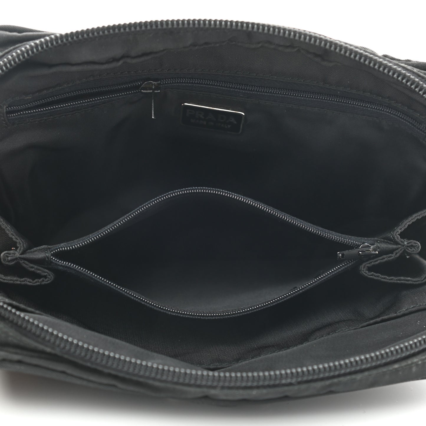 Nylon Vela Cosmetic Pouch Black