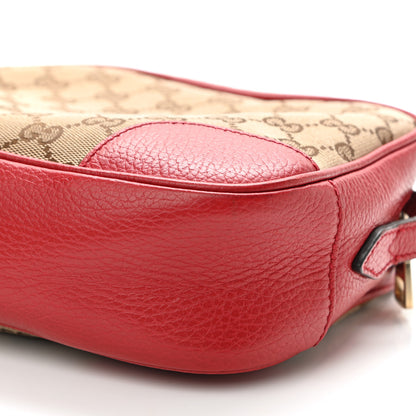 Gucci Monogram Mini Bree Messenger Bag Red 12 of 15