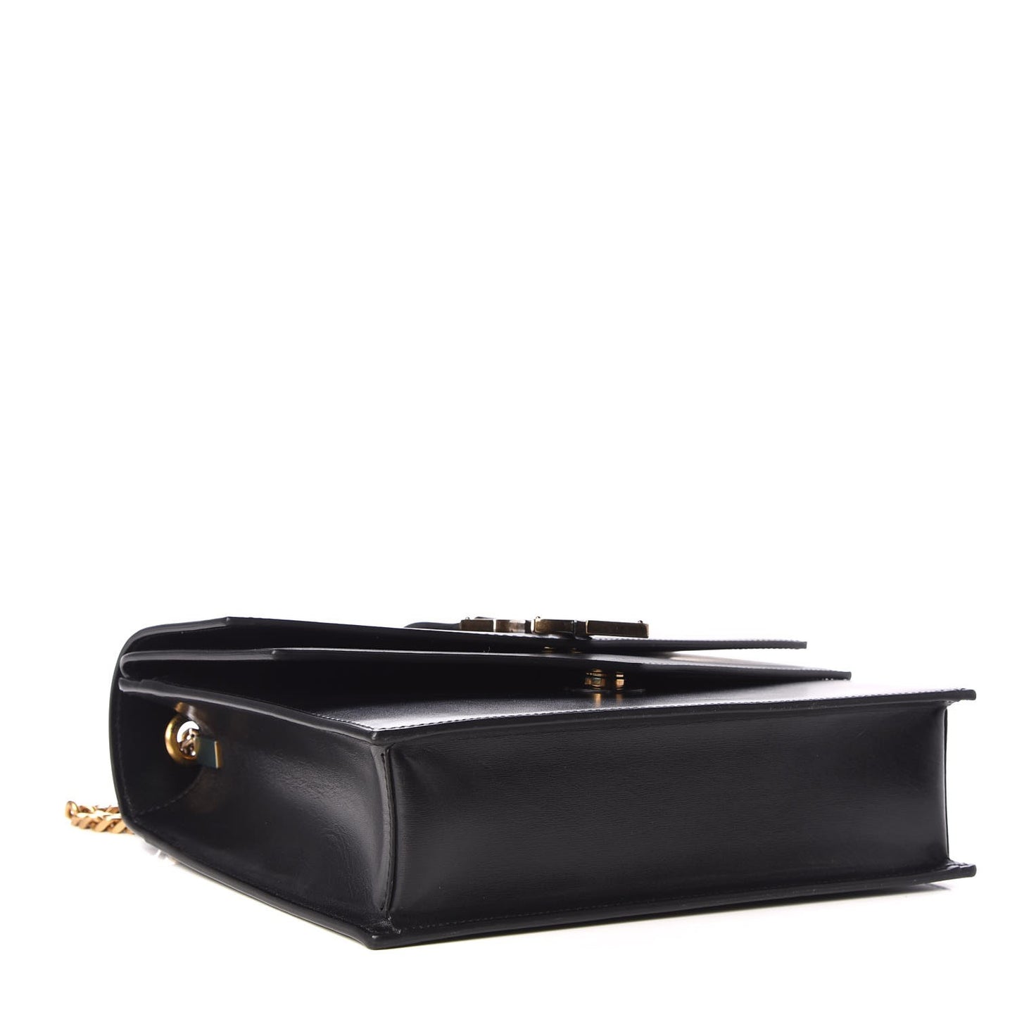 Smooth Calfskin Monogram Medium Sulpice Shoulder Bag Black