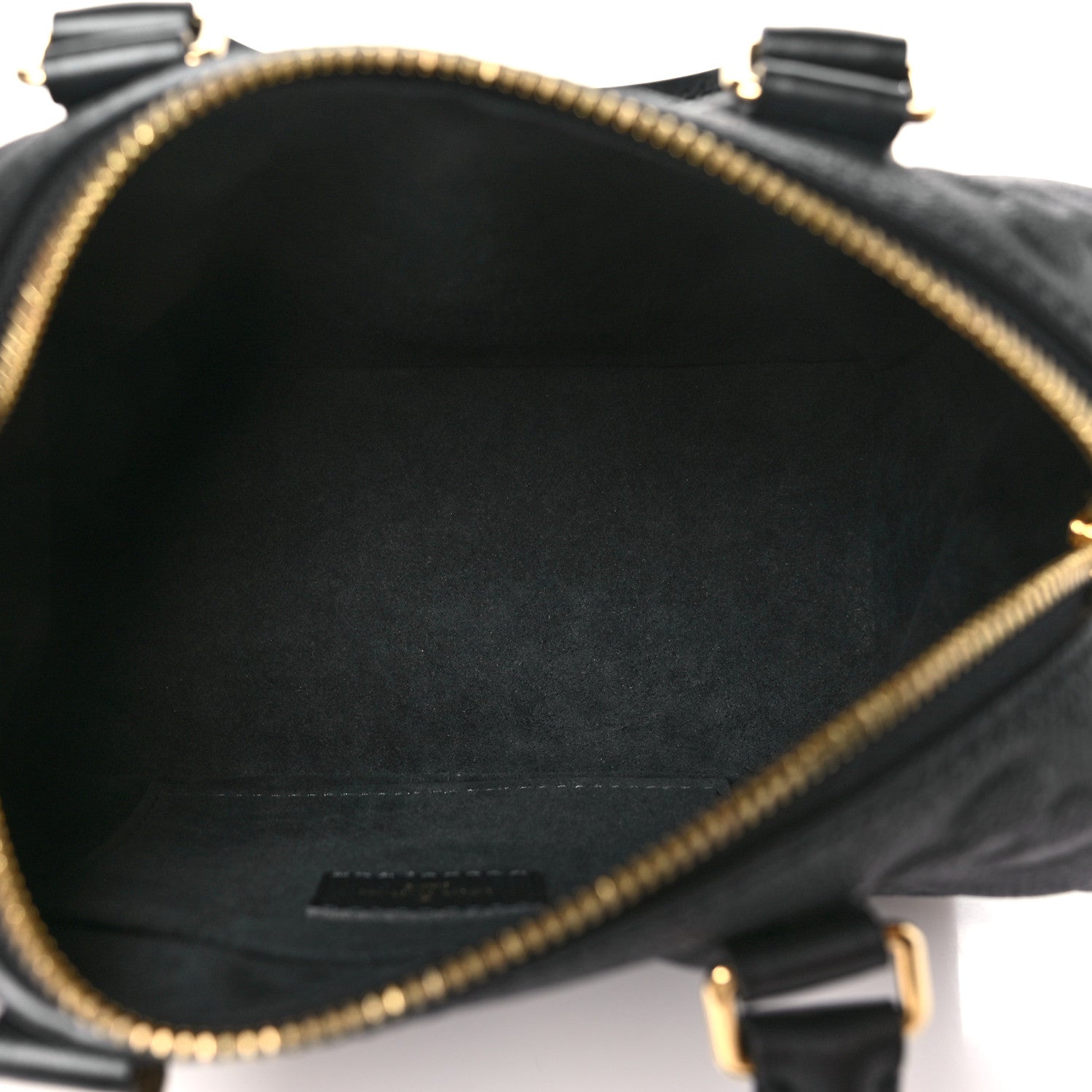 Louis Vuitton Empreinte Monogram Giant Speedy Bandouliere 20 Black 5 of 9