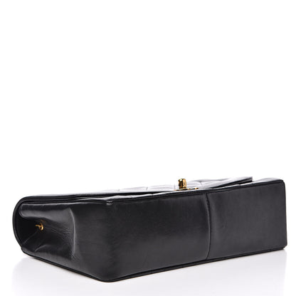 Chanel Lambskin Quilted Medium Single Flap Black 4 of 16