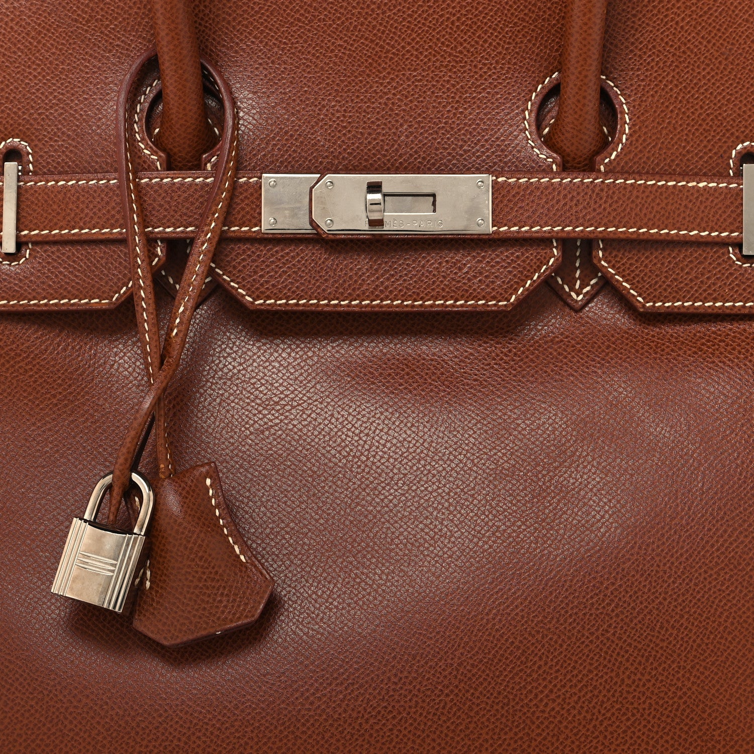 Hermes Courchevel Birkin 35 Noisette 8 of 17