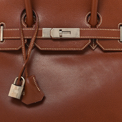 Hermes Courchevel Birkin 35 Noisette 8 of 17