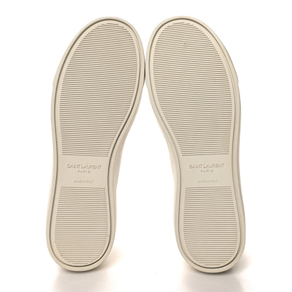 Saint Laurent Calfskin Andy Low Top Sneakers 36.5 Blanc Optique 5 of 9